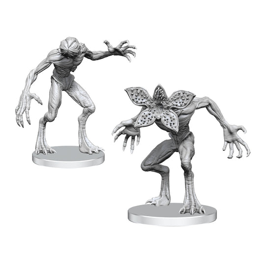 Stranger Things Unpainted Miniatures: Demogorgons