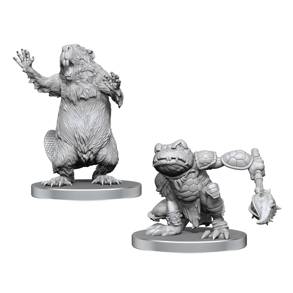 Pathfinder Battles Deep Cuts: Boggard Scout & Castoroides