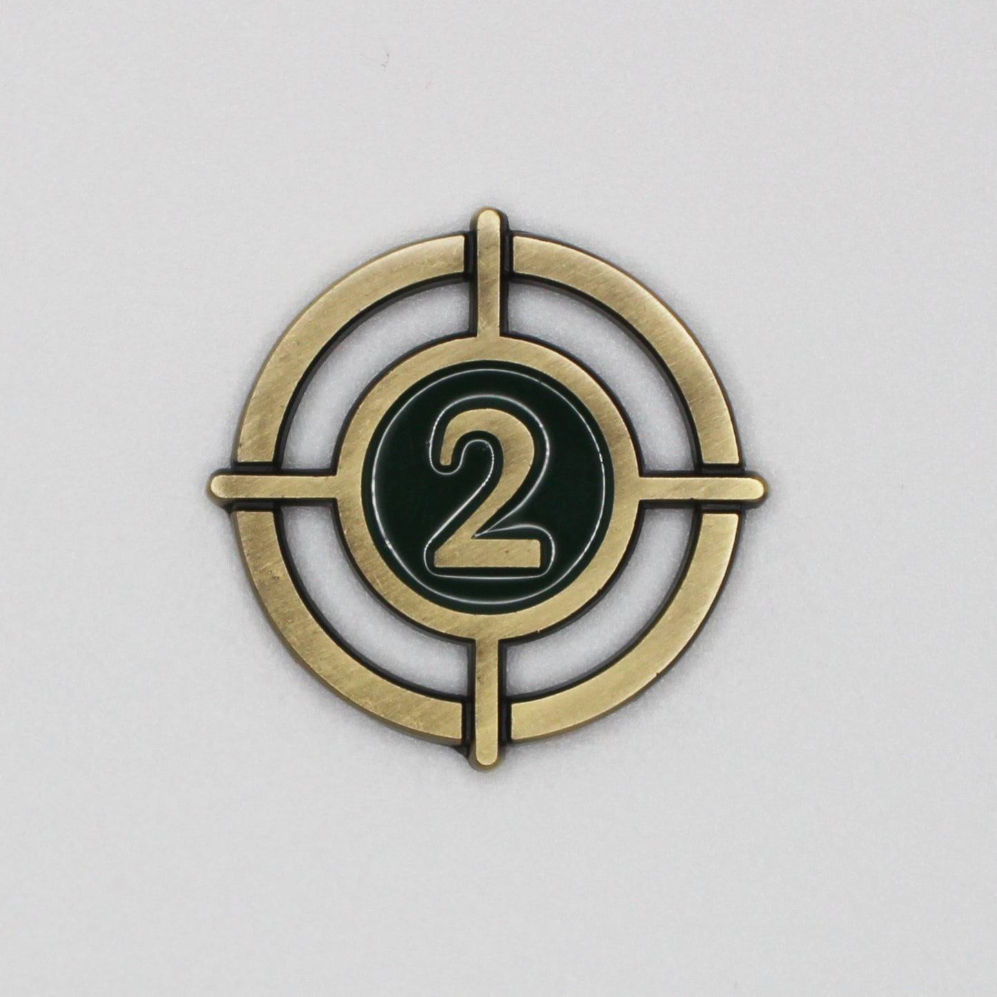 Aim | Shoot Twice Metal Token