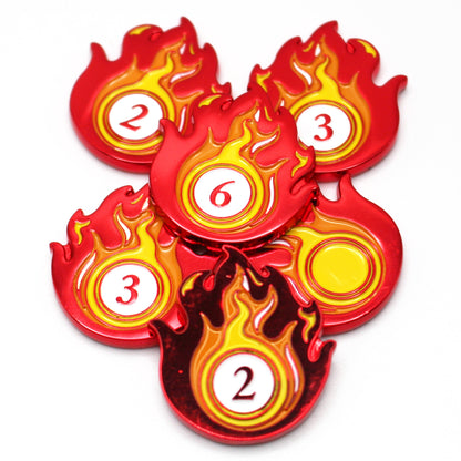 Arcane Damage Metal Token