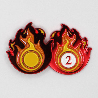 Arcane Damage Metal Token