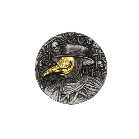 Bloodrot Pox Metal Token