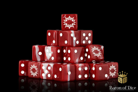 Baron of Dice: Carnage, Red - D6 (25)