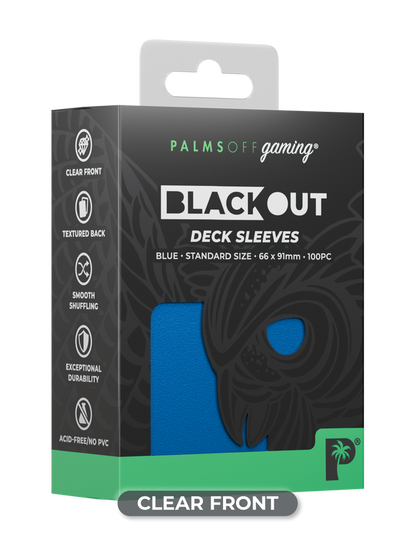 Palms Off Blackout Deck Sleeves (100)