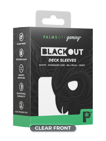 Palms Off Blackout Deck Sleeves (100)