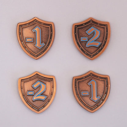 Defense Tokens/Shield Tokens, Equipment Set: 4 x Tokens