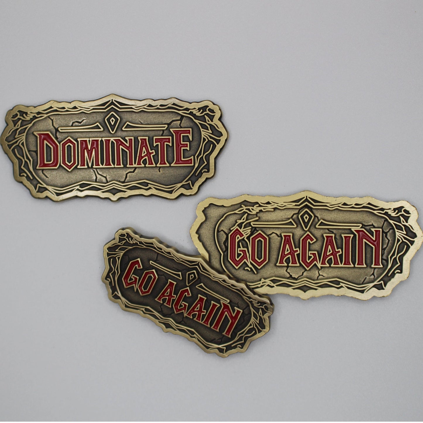 Condition Metal Tokens: Dominate | Go Again, Overpower | Wager, Intimidate | Beat Chest