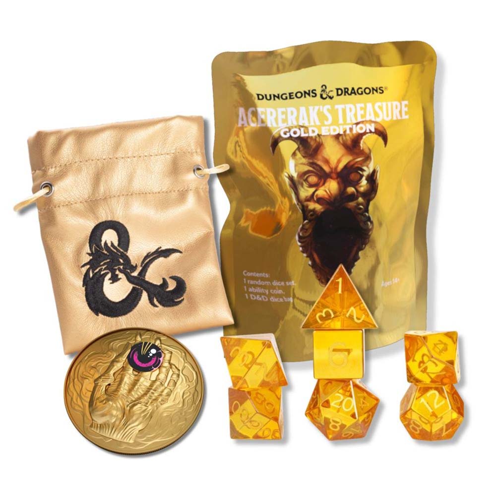 Sirius Dice - D&D Acererak's Treasure Blind Box Gold Edition