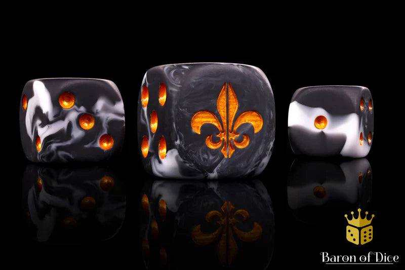Baron of Dice: Fleur De Lis, Heritage - D6 (25)