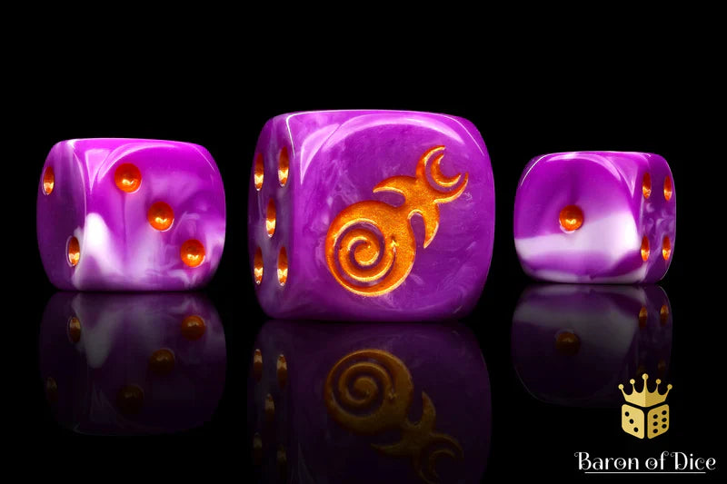 Baron of Dice: Gluttony, Gold - D6 (25)