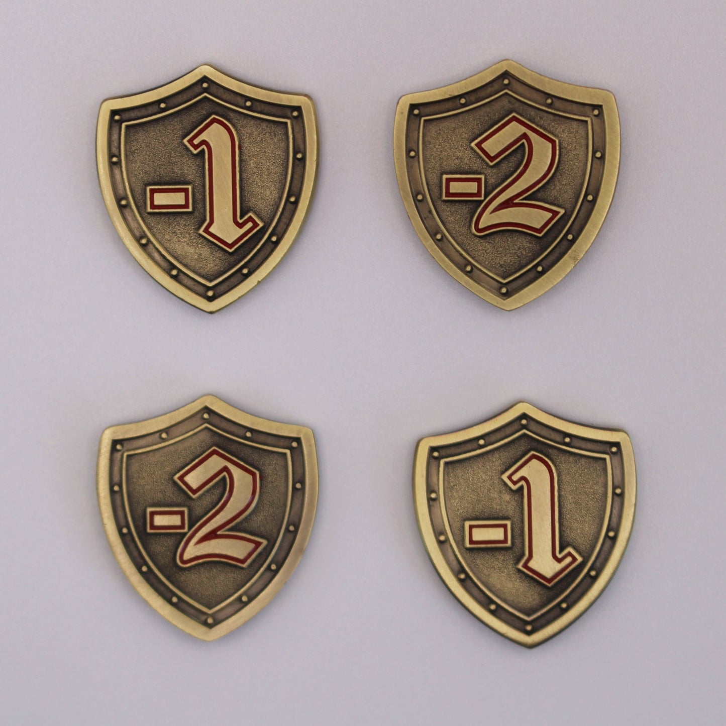 Defense Tokens/Shield Tokens, Equipment Set: 4 x Tokens