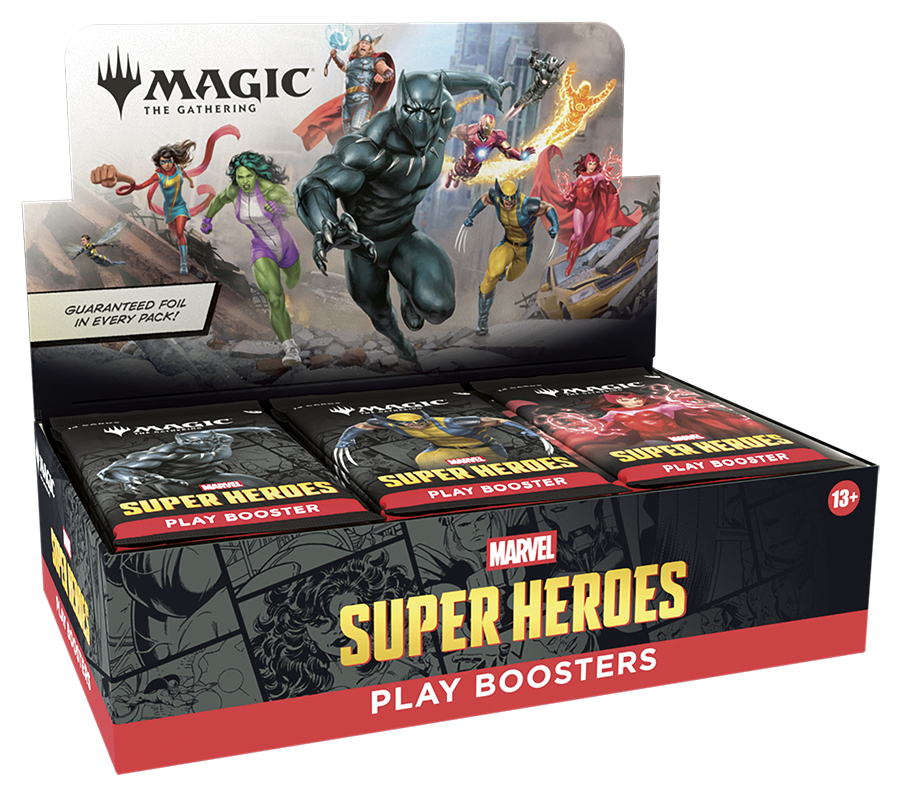 Marvel Super Heroes - Play Booster Pack Display [MSH]
