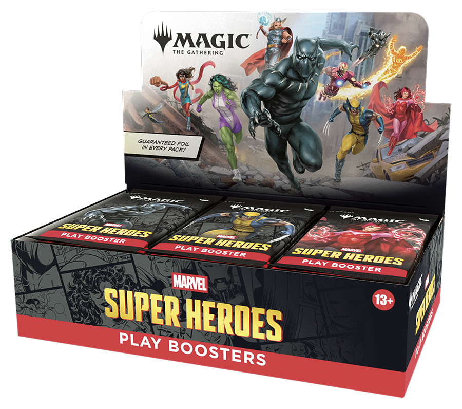 Marvel Super Heroes - Play Booster Pack Display [MSH]