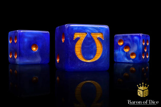 Baron of Dice: Omega, Gold - D6 (25)