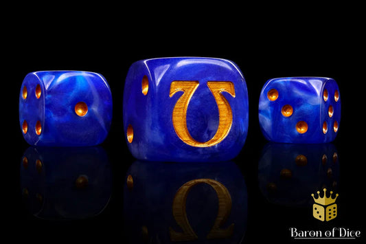 Baron of Dice: Omega, Gold - D6 (25)