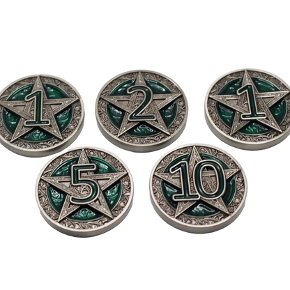 Runechant Metal Token - 5-Set
