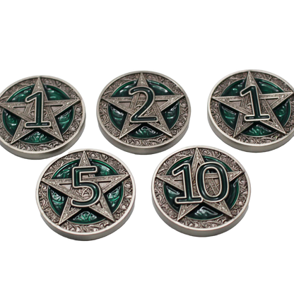 Runechant Metal Token - 5-Set