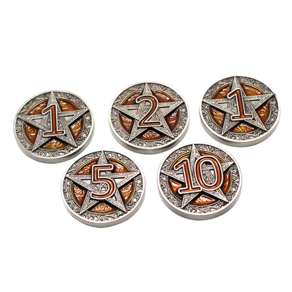 Runechant Metal Token - 5-Set