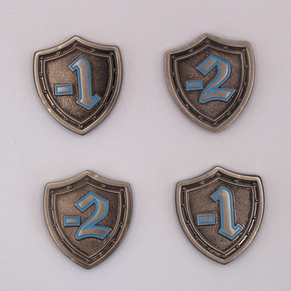 Defense Tokens/Shield Tokens, Equipment Set: 4 x Tokens