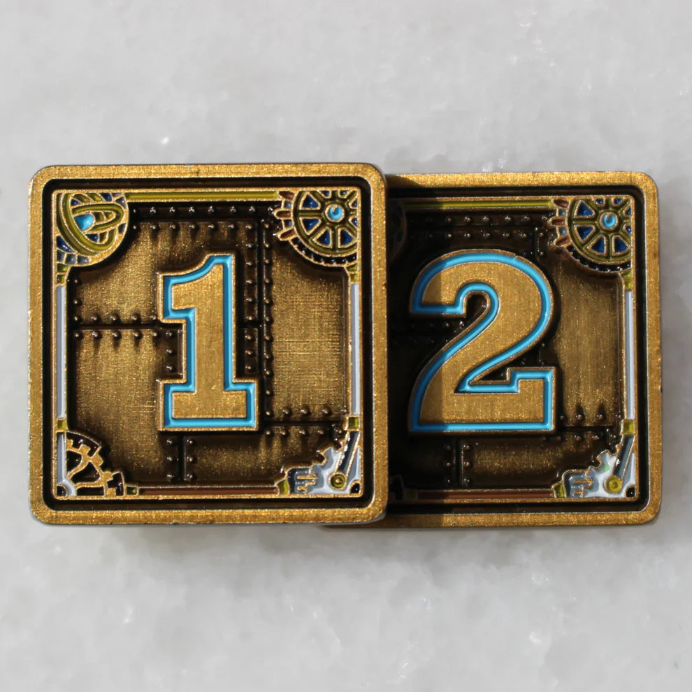 Steam Counter - Metal Token (Square)