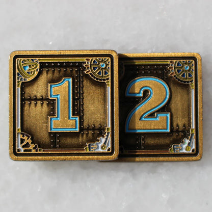 Steam Counter - Metal Token (Square)