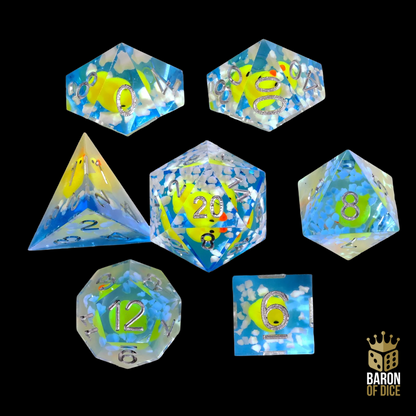 Baron of Dice: RPG Dice Set (7) - Rubber Duck