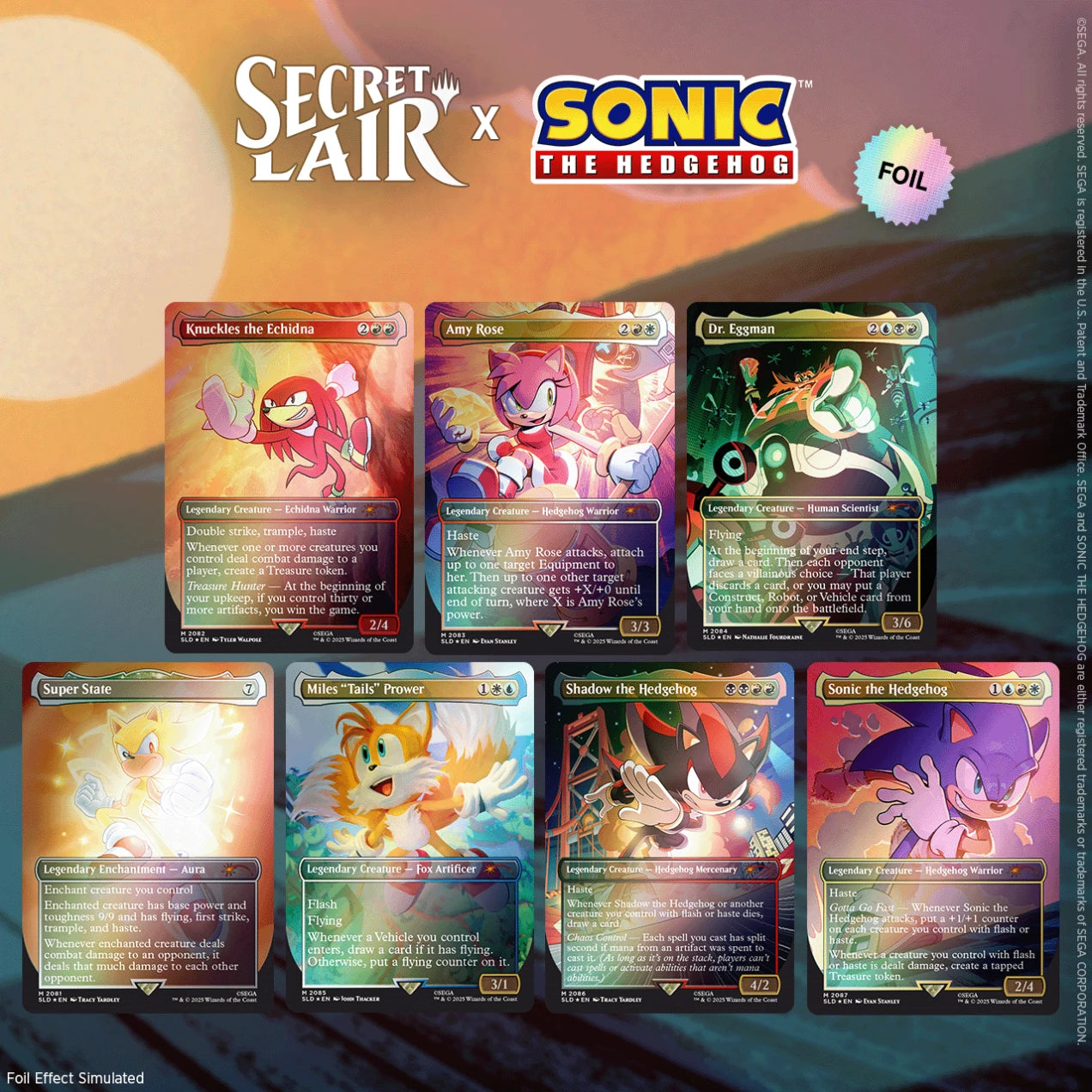 Secret Lair: Drop Series - Secret Lair x Sonic the Hedgehog (Foil)