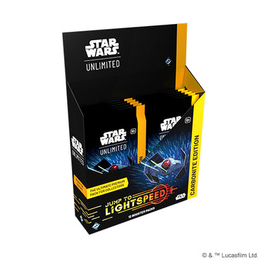 Star Wars Unlimited - Jump to Lightspeed Carbonite Booster Display