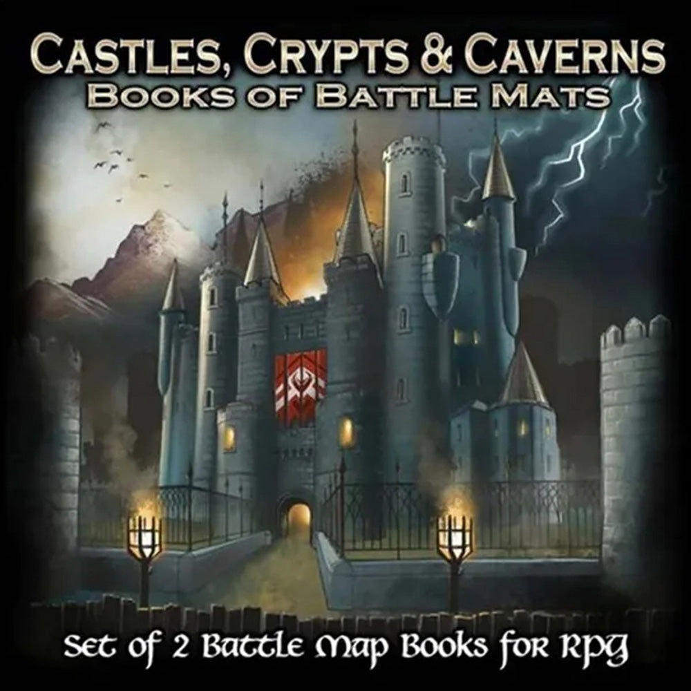 Books of Battle Mats Castles Crypts & Caverns