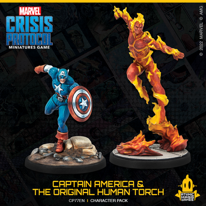 Marvel: Crisis Protocol – Captain America & The Original Human Torch