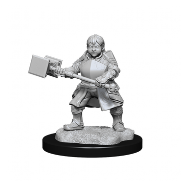 Critical Role Unpainted Miniatures Dwarf Dwendalian Empire Fighter Female