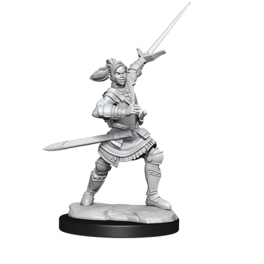 Critical Role Unpainted Miniatures Half-Elf Paladin Xhorhas Female