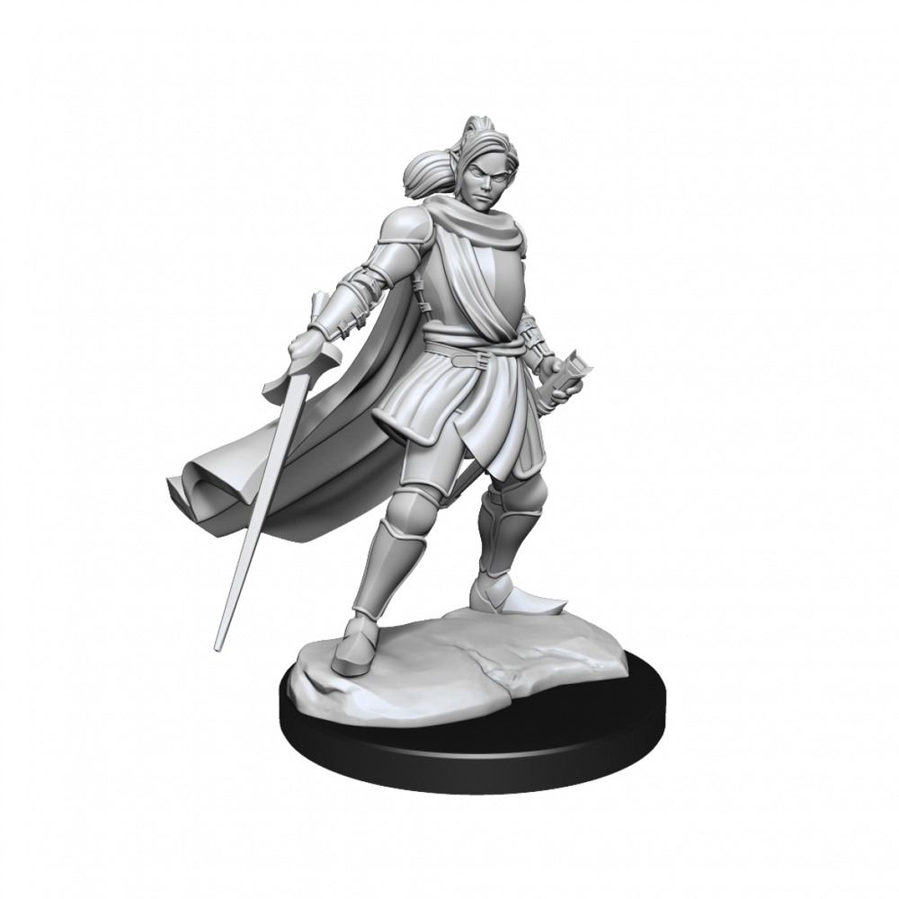 Critical Role Unpainted Miniatures Half-Elf Paladin Xhorhas Female