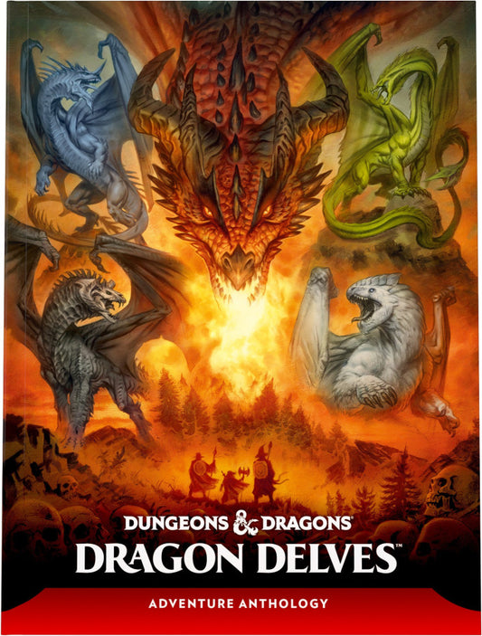 D&D Dungeons & Dragons Dragon Delves an Adventure Anthology Hardcover
