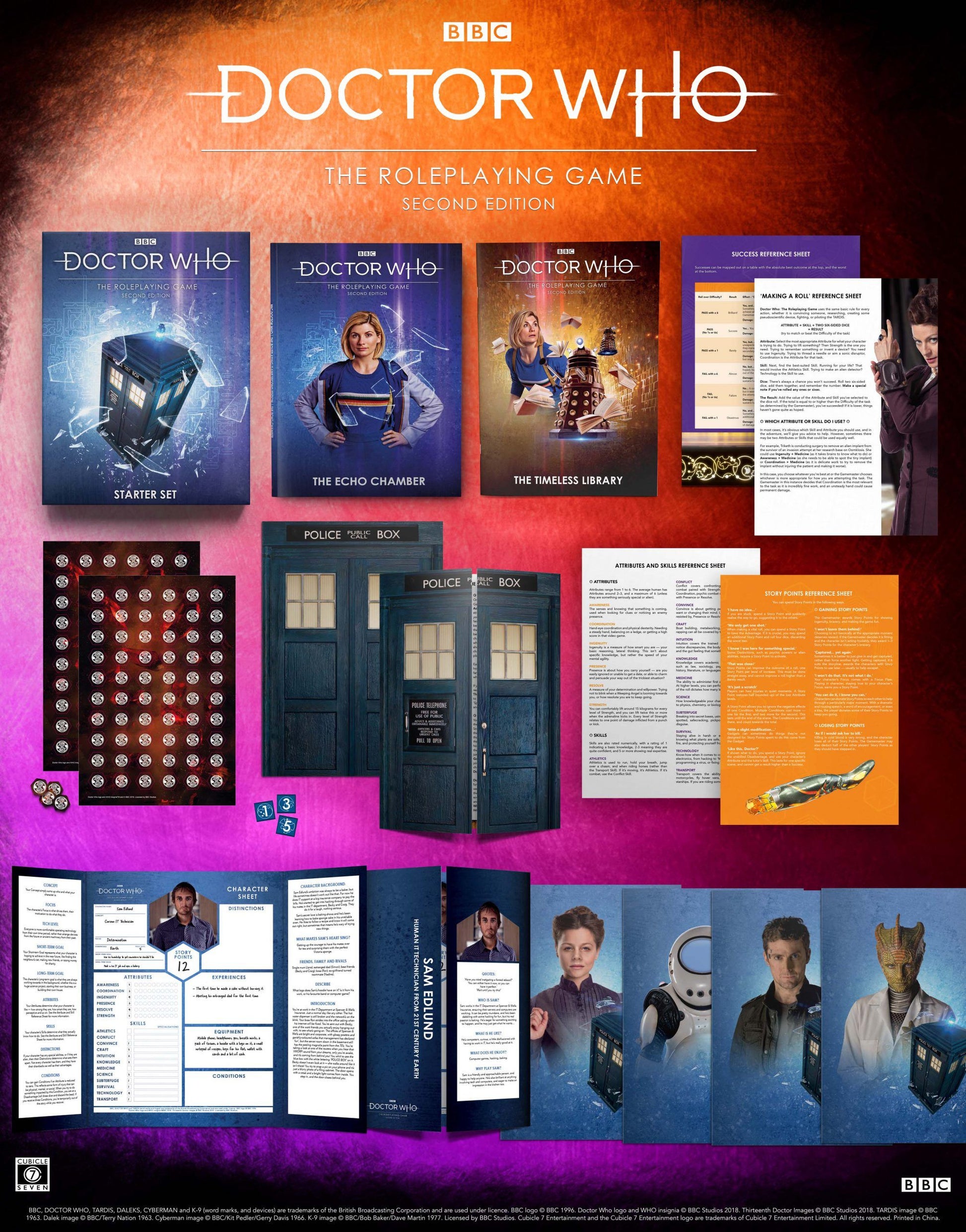 Doctor Who The RPG 2e Starter Set (Dr Who)