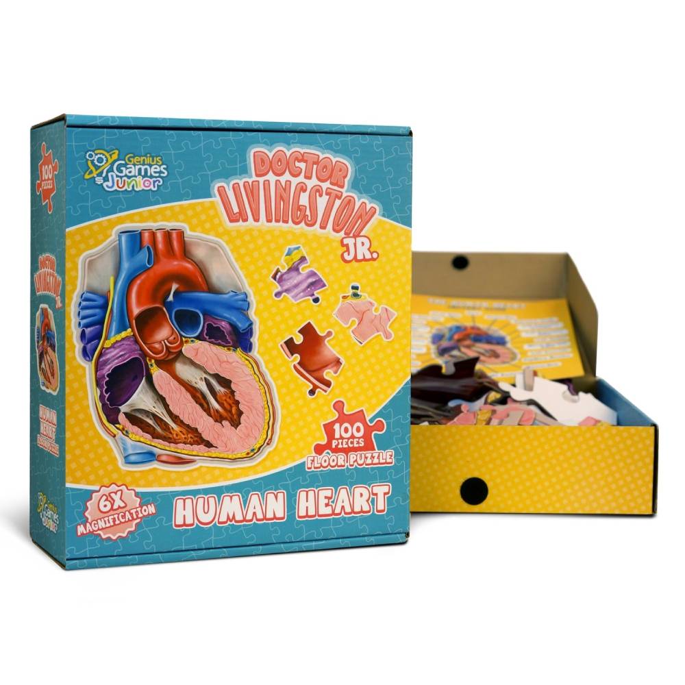 Dr. Livingston Jr. Floor Puzzle: Heart