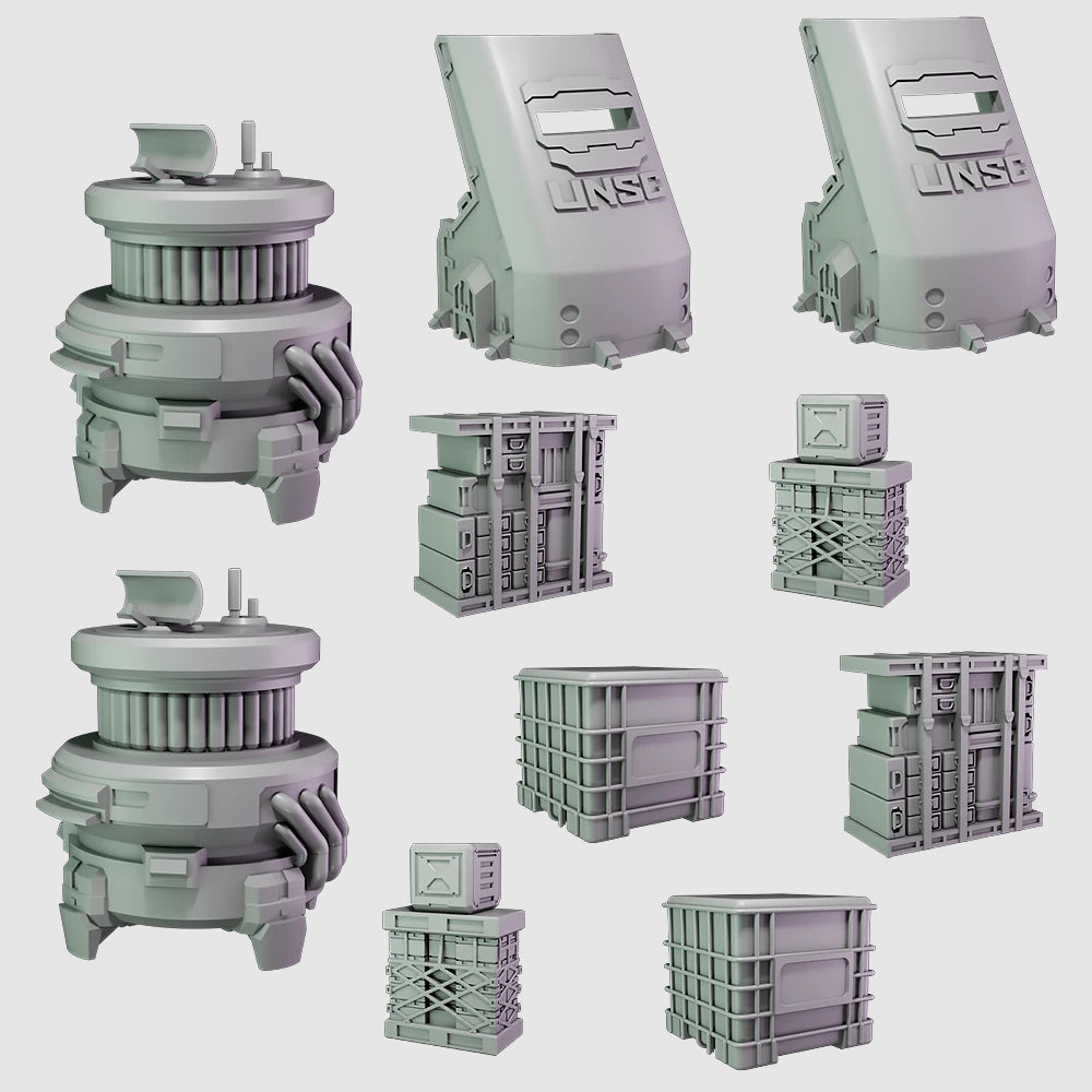 HALO Flashpoint - UNSC Scenery Set