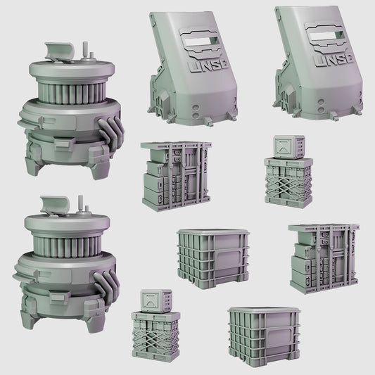 HALO Flashpoint - UNSC Scenery Set