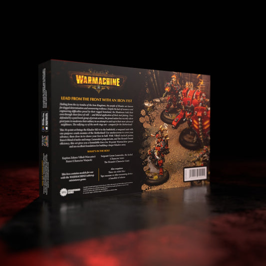 Warmachine: Khador SKS-6 Command Cadre (HIPS)