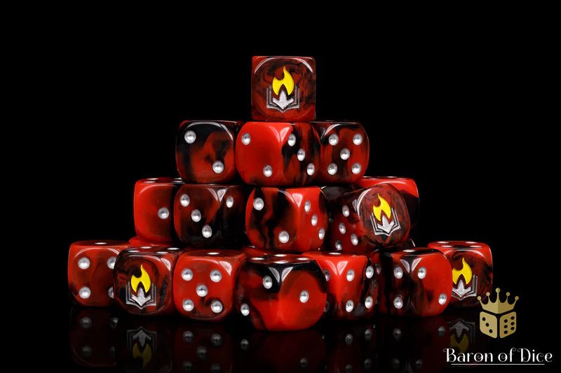 Baron of Dice: Scorched Book - D6 (25)