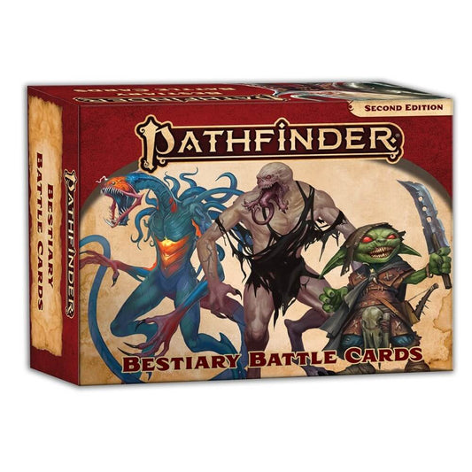 Pathfinder 2nd Edition Accessories: Pathfinder Bestiary Battle Cards