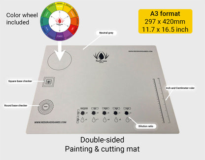 Redgrass - Painting Mat A3 – Cut Resistant