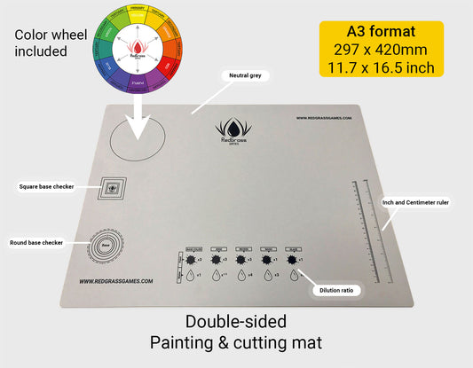 Redgrass - Painting Mat A3 – Cut Resistant