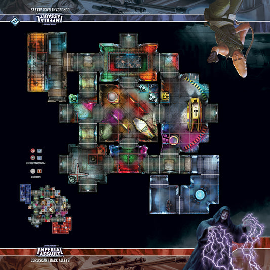 Star Wars: Imperial Assault – Coruscant Back Alleys Skirmish Map