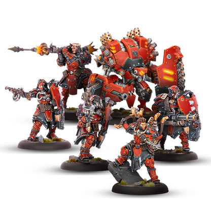 Warmachine: Khador SKS-6 Command Cadre (HIPS)