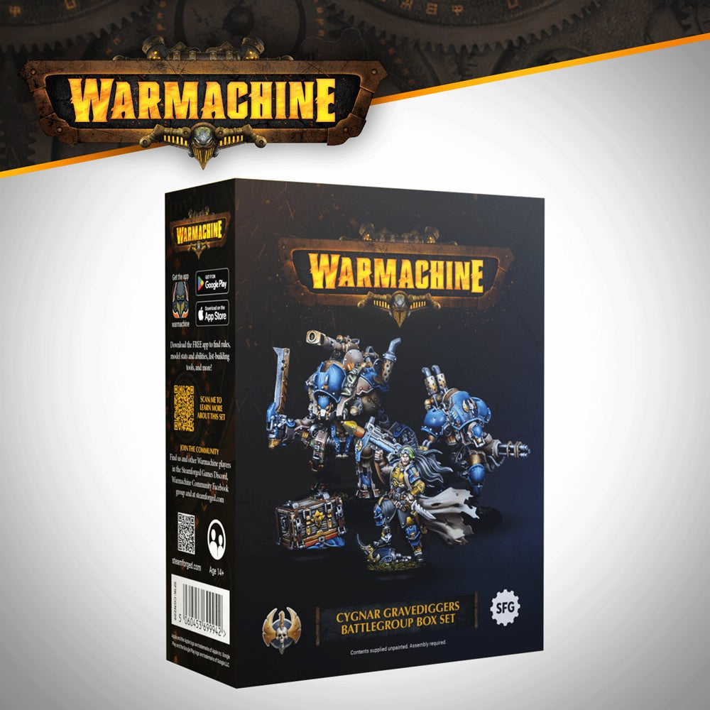 Warmachine: Cygnar Gravediggers Battlegroup Box