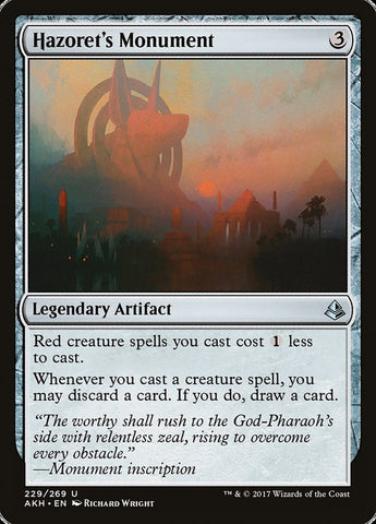 Hazoret's Monument [Amonkhet]