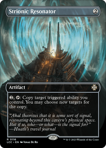 Strionic Resonator (Borderless) [The Lost Caverns of Ixalan Commander]