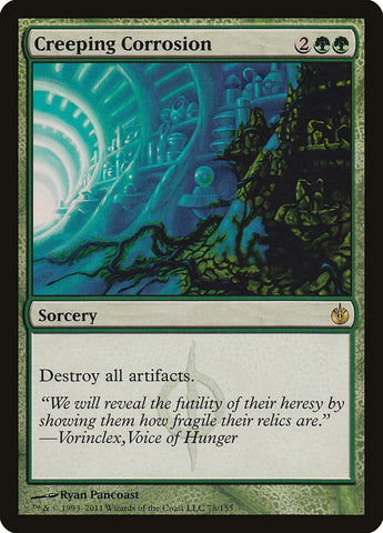 Creeping Corrosion [Mirrodin Besieged] (Misprint)