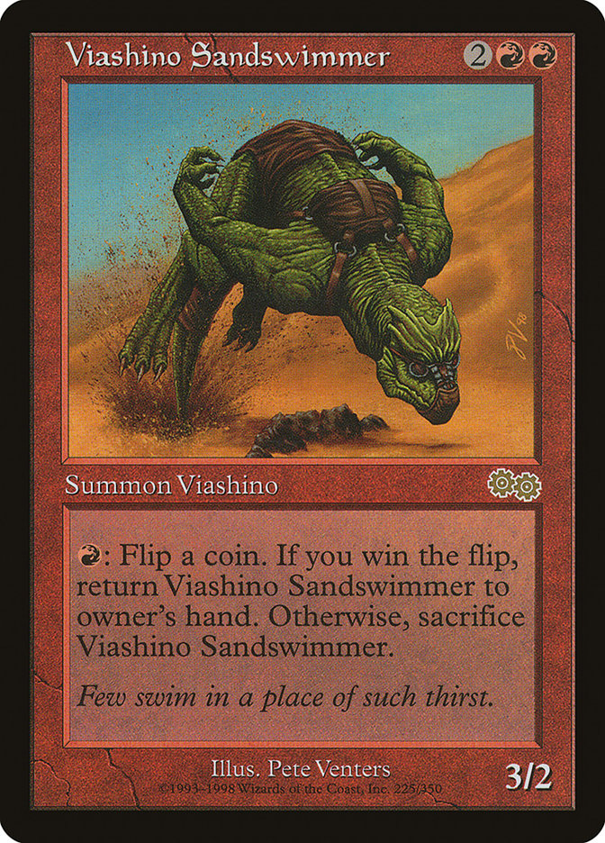 Viashino Sandswimmer [Urza's Saga]